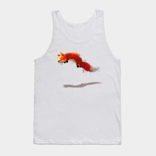 Artistic Jumping Fox Tank Top